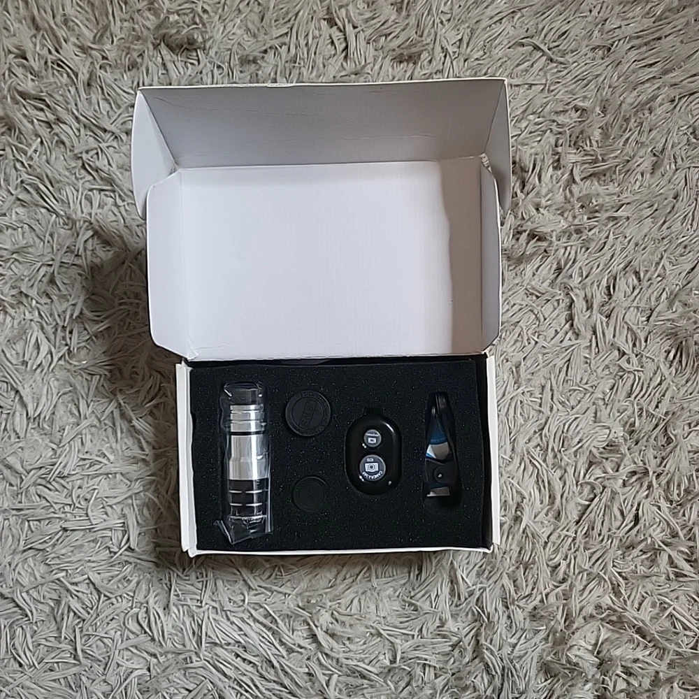 Cell Phone Camera Lens Wide Angle & Macro + Fisheye + Telephoto Lens Mini Tripod